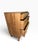 Tan Refinished Vintage Ethan Allen 3 Drawer Chest | Mid-Century Modern Style Solid Wood Dresser | Custom Two-Tone Stain Stamped CRP Bachelor Chest For Sale - Image 8 of 12