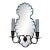 1 of 4 - Art Deco Style Mirrored Light Wall Sconce For Sale