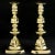 Victorian Knop-Stemmed Brass Candlesticks, Set of 2 For Sale - Image 10 of 10