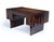 Art Deco Italian Macassar Ebony Desk with Leather Top, 1950s For Sale - Image 4 of 18