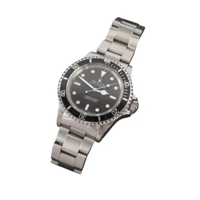 Silver Men's Rolex Submariner Stainless Watch Black Spider Dial For Sale - Image 8 of 8