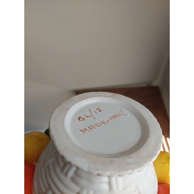 So fresh and chic yet classic! Marked made in Italy on base with additional details.