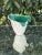 Green and White Vase from Elchinger, 1950s For Sale - Image 4 of 9