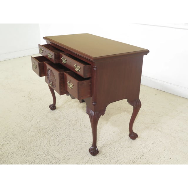 Brown Biggs Ball & Claw Chippendale Mahogany Lowboy For Sale - Image 8 of 12