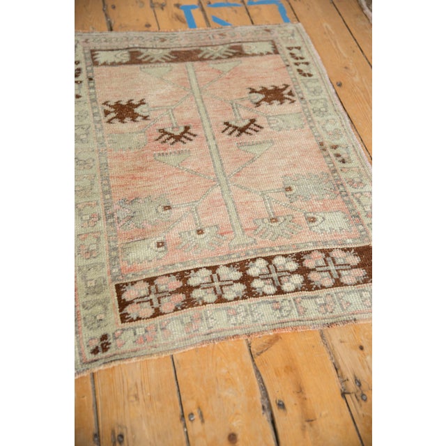 Rose Vintage Distressed Oushak Rug - 2'5" x 3'3" For Sale - Image 8 of 8