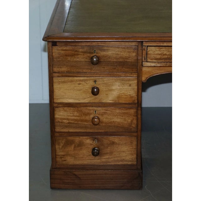 This is a very rare and collectable desk, designed for four people to use at the same time, having quad pedestals you can...