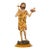 German or Austrian Polychromed Statue Sculpture of Saint John the Baptist For Sale