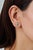 Gemstone Vintage Style Pear Cut Emerald Diamond Halo Studs in Sterling Silver, a Pair For Sale - Image 7 of 13