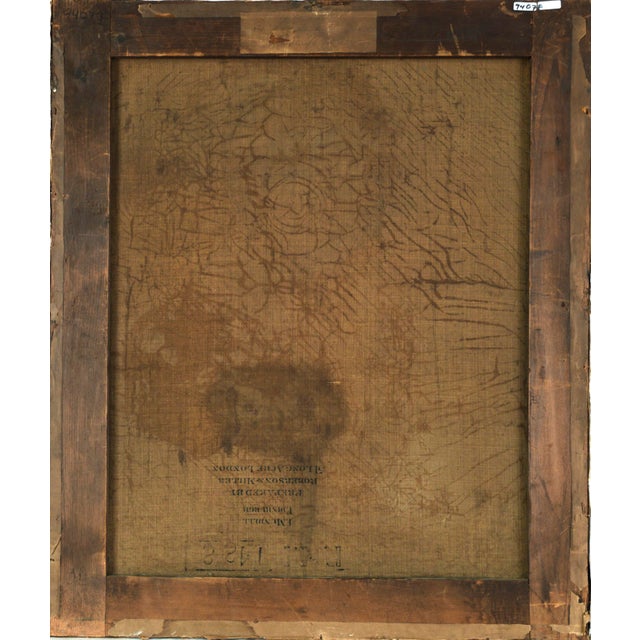 Textile Early 19th Century Portrait of Elizabeth Clough of Keighley, Yorkshire Unsigned, by Sir Henry Raeburn For Sale - Image 7 of 8