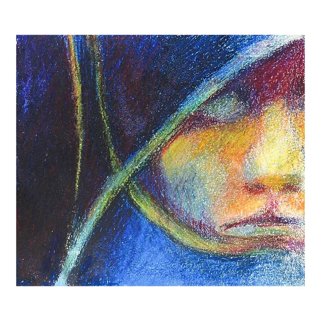 Contemporary Abstract Portrait Painting For Sale