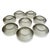 Mid-Century Modern 1960s Digsmed Denmark Mid-Century Modern Kjell Blomberg "Vineta" Gullaskruf Bowls - Smoke Gray - Set of 8 For Sale - Image 3 of 5