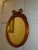 Vintage Italian Florentine Gilded Oval Mirror Ribbon Bow Accent Italy For Sale In Boston - Image 6 of 13