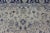 Floral Vintage Oushak in Blue and Cream With All-Over Design 8'0 X 10'7 For Sale - Image 9 of 13