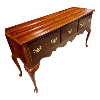 Mid 20th Century Cresent Manufacturing Co. Queen Anne Sideboard For Sale