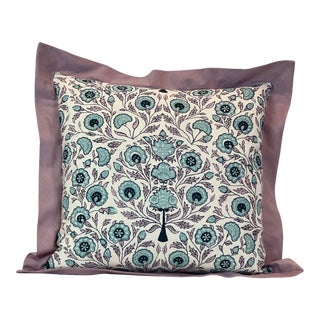 Quadrille “Kalamkari” Feather/Down Pillow For Sale