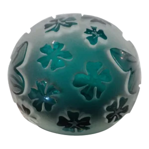 Pilgrim's Cameo Glass Paper Weight by Kelsey Murphy