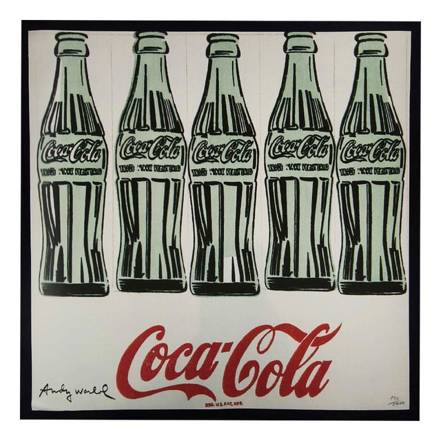 After Andy Warhol, Big Coca Cola, 1980s, Numbered Limited Edition Lithograph For Sale