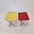 1960s Vintage Metal and Wood Side Tables, 1960s, Set of 2 For Sale - Image 5 of 18