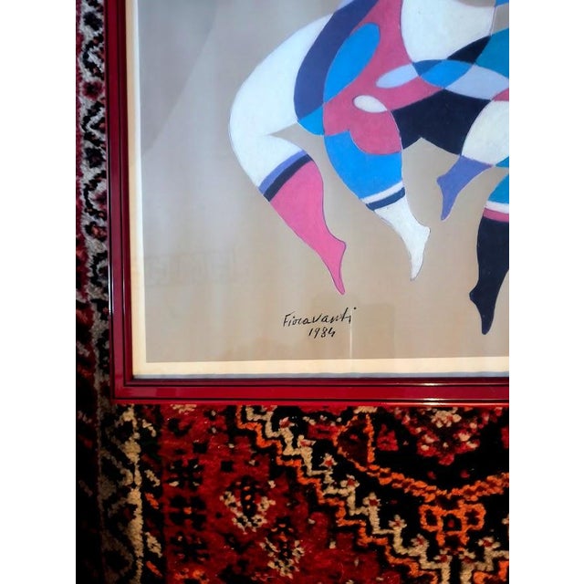1980s Ervardo Fioravanti, The Dancers, 1984, Silkscreen For Sale - Image 5 of 8
