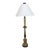 Antique French Brass Lamps - A Pair For Sale