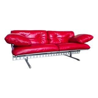 Red Ouverture Sofa by Pierluigi Cerri for Poltrona Frau, 2003 For Sale