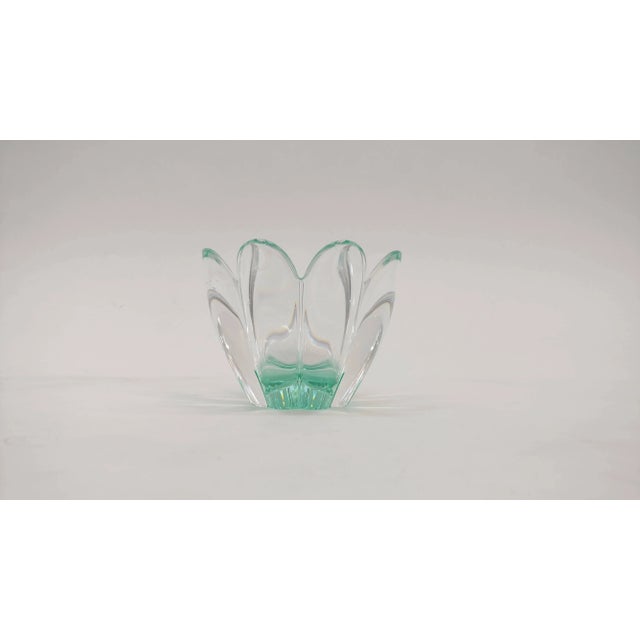 Glass Small Orrefors Vase Bowl For Sale - Image 7 of 9