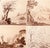 Animal Skin Antique Folio Books — Italian School of Design, London 1835, 304 Master Engravings After Michelangelo, Complete 2-Volume Set For Sale - Image 7 of 18