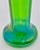 Early 20th Century Iridescent Green Glass Vase With Decorative Metal Insert For Sale - Image 12 of 17