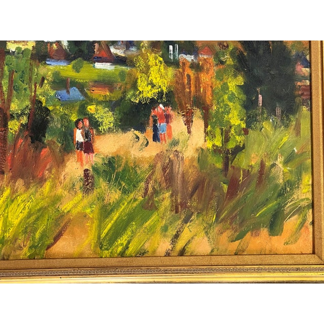 Signed Original Oil on Hardboard by Hungarian Artist, Ferenc Door (1918-2015) Titled 'Early Fall' For Sale - Image 4 of 13