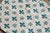 Antique 19th Century Portuguese Heraldic Motif Tiles With Teal Fleur-De-Lis Set of 28 For Sale - Image 4 of 14