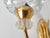 Mid-Century Modern Vintage Wall Light in Glass, Acrylic Glass, and Gilded Brass from Maison Arlus, 1950s For Sale - Image 3 of 8