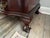 Mahogany Secretary, Serpentine Front, Maddox Reproductions Jamestown Ny 1950s For Sale - Image 11 of 12