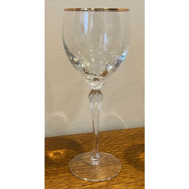 Transparent Lenox Monroe Gold Wine Stemware - Set of 11 For Sale - Image 8 of 12