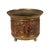 Repoussé Flower Pot in Red Copper and Brass, 1900s For Sale - Image 3 of 16