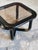 1970s Vintage Bold Black and Brass Side Tables With Smoked Glass - A Pair For Sale - Image 5 of 6