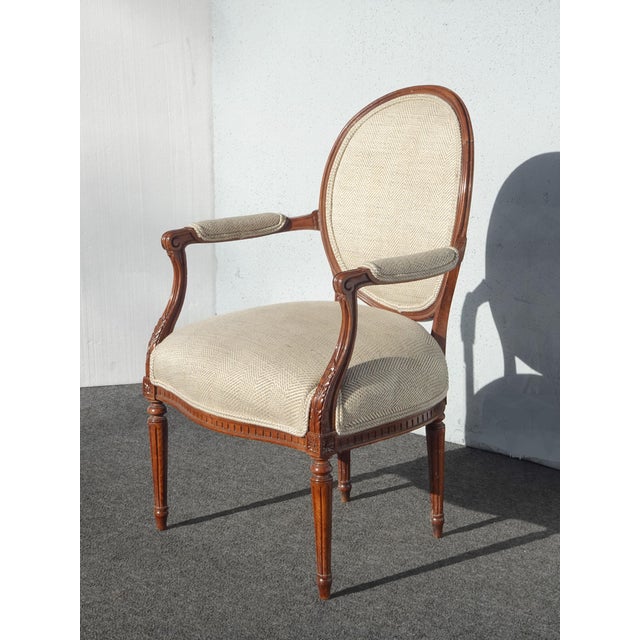 Gorgeous Chair in Great Vintage Condition. Solid and Firm. Wear is usual for its age. Please study the photos and ask...