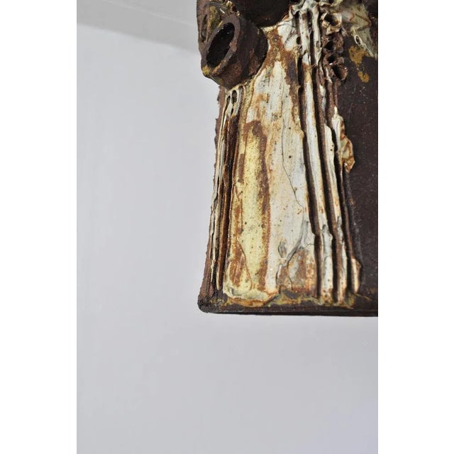 1960s Danish Ceramic Pendant Light by Bodil Marie Nielsen For Sale - Image 5 of 14