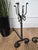 Baroque Antique Italian Wrought Iron Andirons, 1920s, Set of 2 For Sale - Image 3 of 8