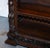 Antique Oak Greenman & Lionheads Dwarf Open Bookcase, 1880 For Sale - Image 4 of 17