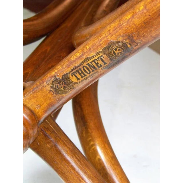 Brown Floor Hanger Nr.1 attributed to Michael Thonet for Thonet, 1880s For Sale - Image 8 of 9