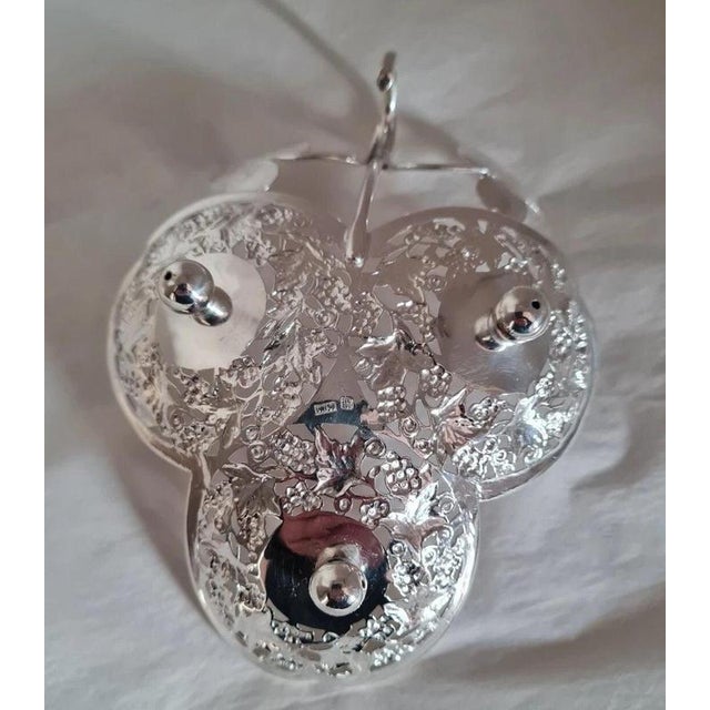Antique Chinese Export Silver Trefoil Dish from Wang Hing & Co, 1890 For Sale - Image 10 of 12