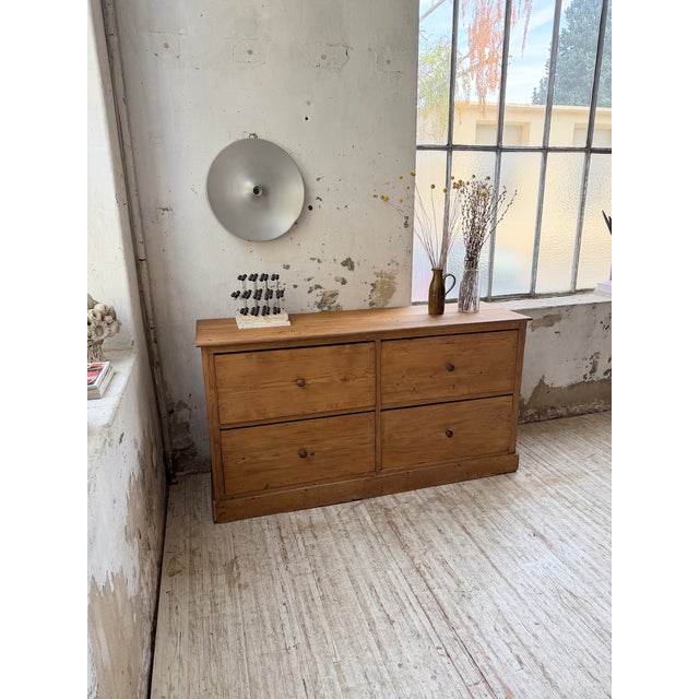 Vintage Pine Chest of Drawers, 1950s For Sale - Image 3 of 18