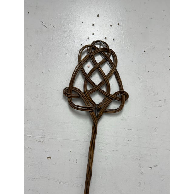 Late 19th Century Celtic Design Rattan Rug Beater, Vintage For Sale - Image 5 of 12