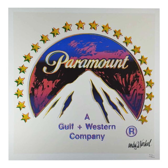 After Andy Warhol, Paramount, Limited Edition Lithograph For Sale