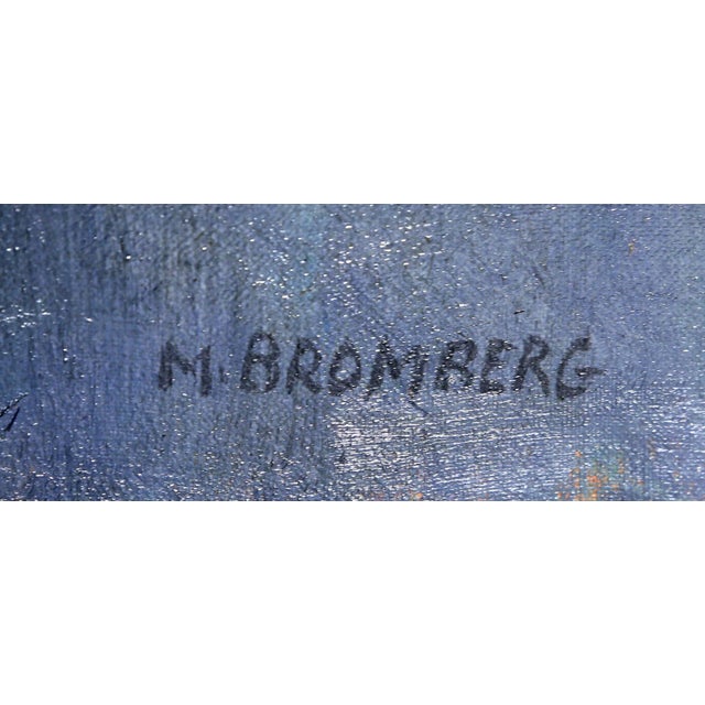 Multicolor Flowers III Miriam Bromberg Date: 1970's Oil on Canvas, signed l.r. Size: 30 x 24 in. (76.2 x 60.96 cm)