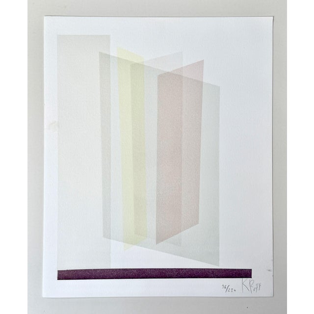 Kirstine Roepstorff, Abstract Lithograph, 2020, Lithograph For Sale - Image 3 of 3