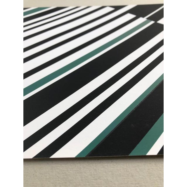 Günter Fruhtrunk, Green Accents, 1966, Silk-screen For Sale - Image 4 of 6