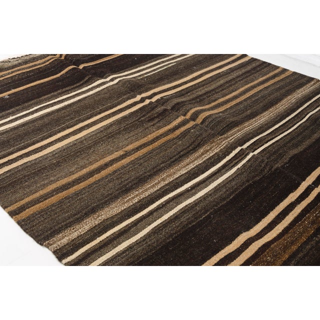 Mid 20th Century Oushak Floor Home Decor Kilim Rug For Sale - Image 10 of 10