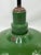 Industrial Vintage Industrial Green Porcelain Enamel Light Fixture For Sale - Image 3 of 9