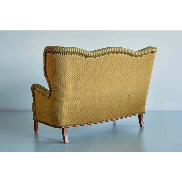 Sculptural Sofa by Bertil Söderberg for Nordiska Kompaniet, Sweden, 1940s For Sale - Image 12 of 15